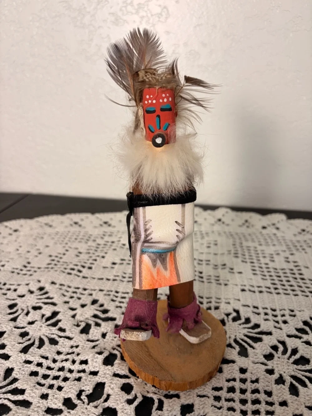 🪶✨ Vintage 3-Piece Hopi Kachina Doll Set – Hand Painted Wood ✨🪶 - Picture 5 of 11